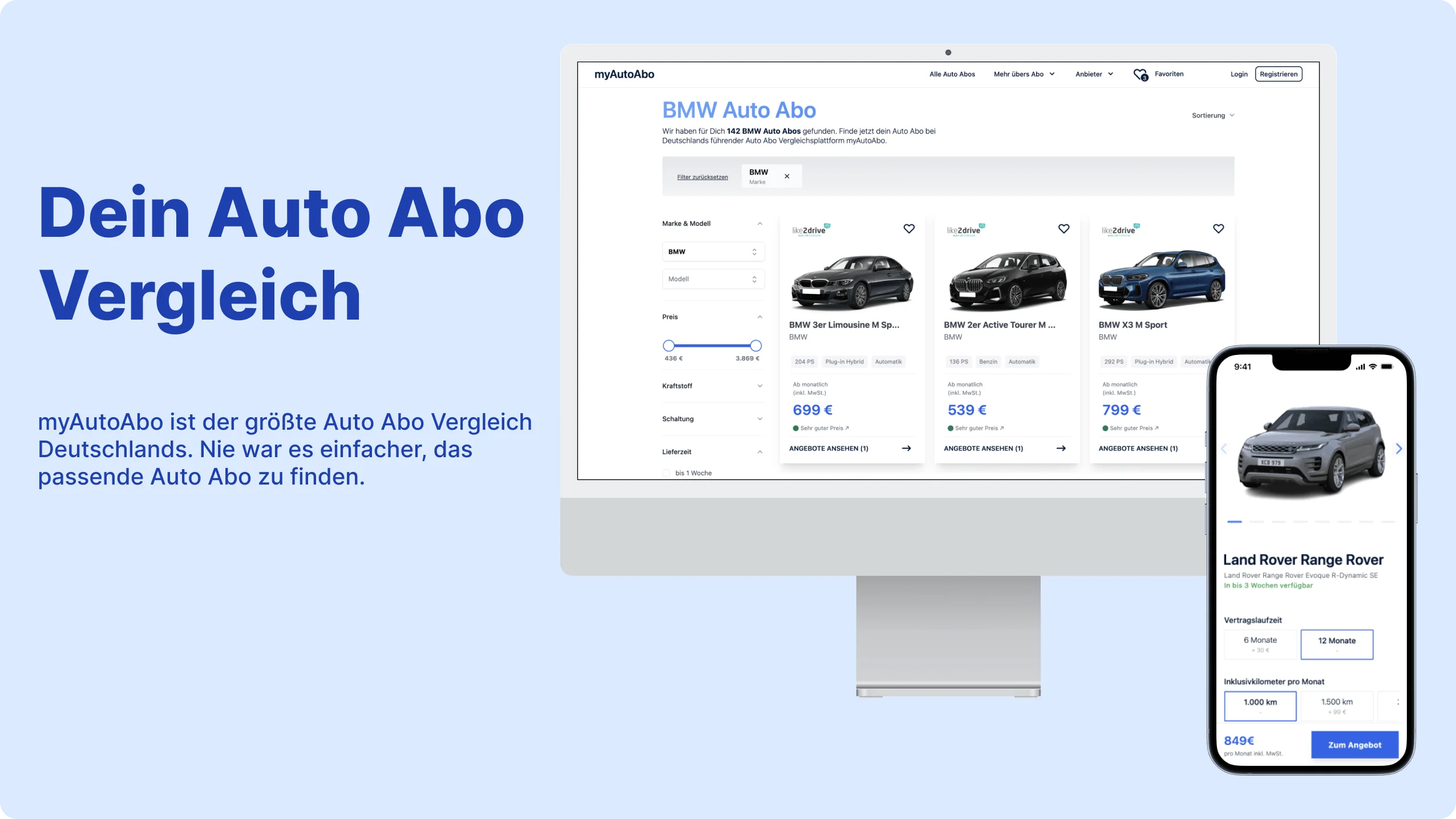 Auto Abo für 3 Monate | günstige Angebote ab 251 CHF
